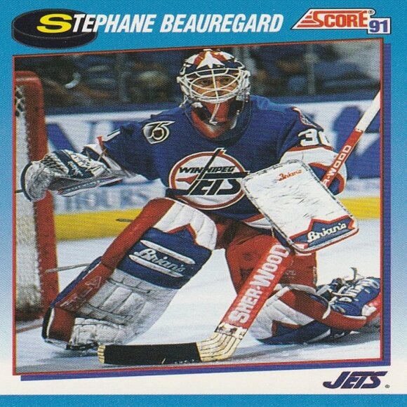 Stephane Beauregard - Winnipeg Jets NHL Hockey Card Collection - Picture 3 of 4